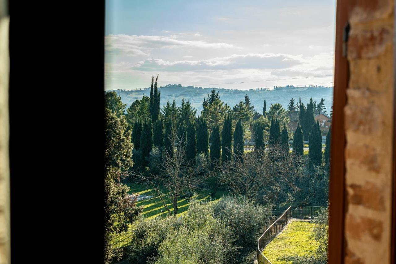 Case Vacanze Ranza, Casale Con Piscina E Relax San Gimignano Bagian luar foto