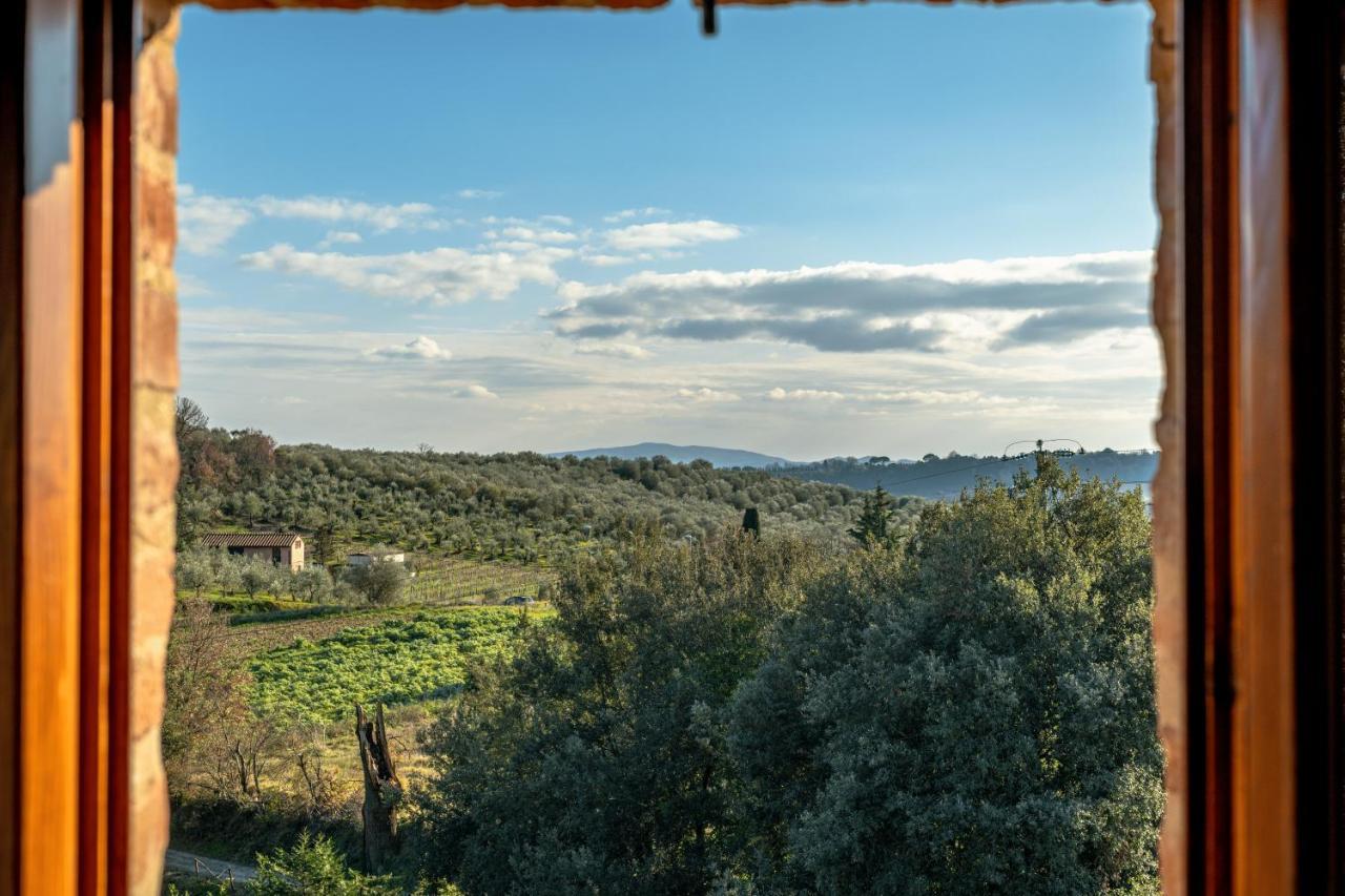 Case Vacanze Ranza, Casale Con Piscina E Relax San Gimignano Bagian luar foto