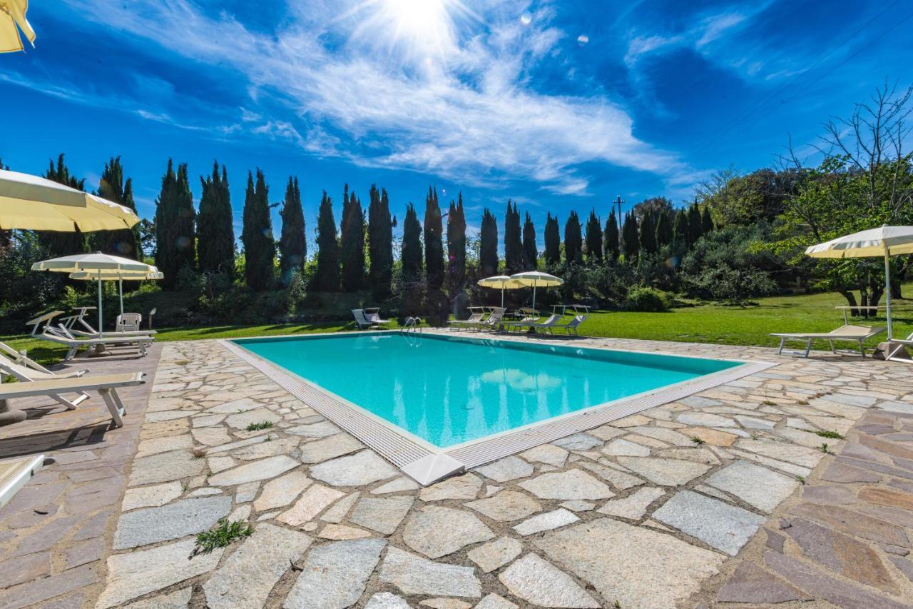 Case Vacanze Ranza, Casale Con Piscina E Relax San Gimignano Bagian luar foto