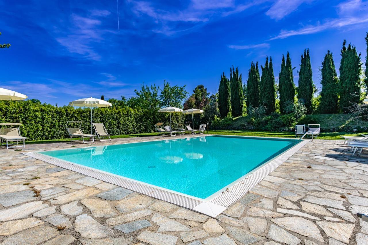 Case Vacanze Ranza, Casale Con Piscina E Relax San Gimignano Bagian luar foto