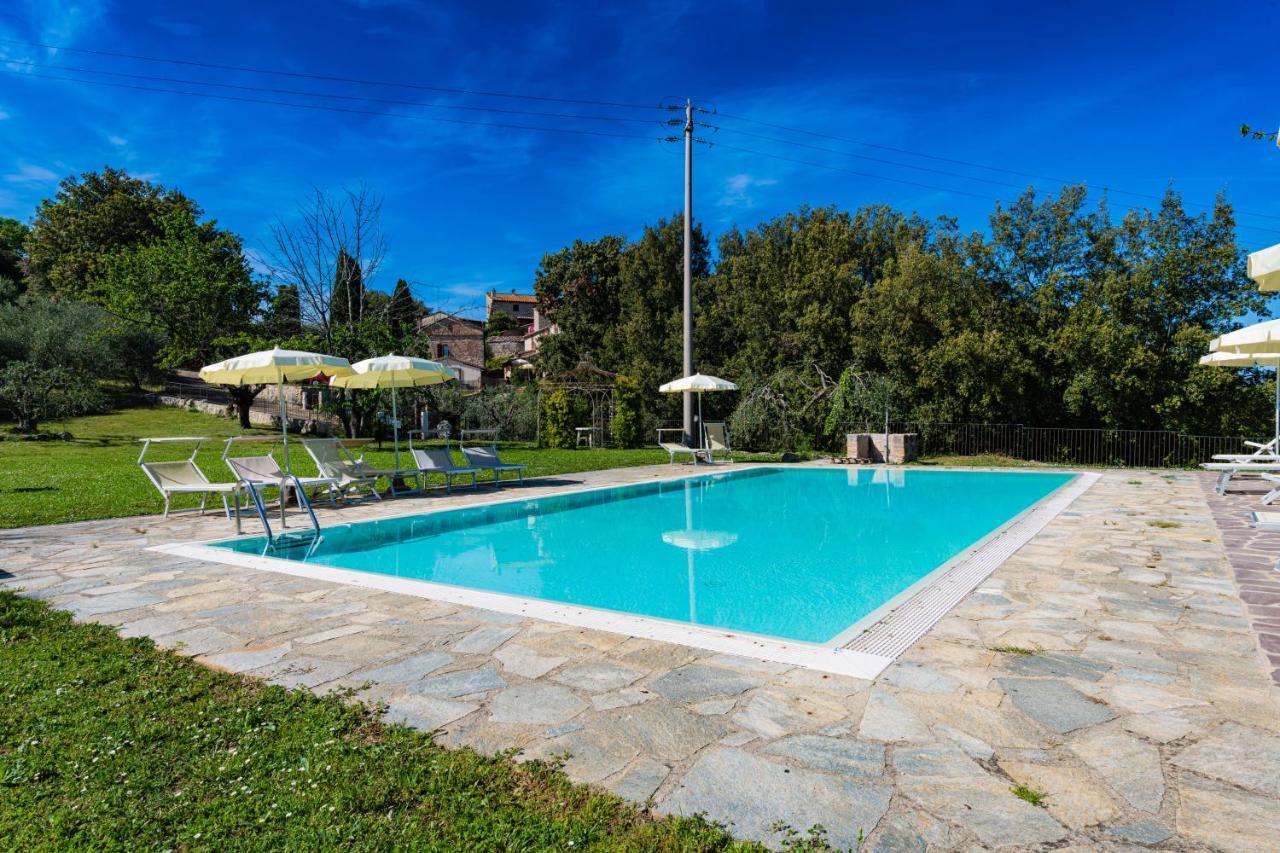 Case Vacanze Ranza, Casale Con Piscina E Relax San Gimignano Bagian luar foto