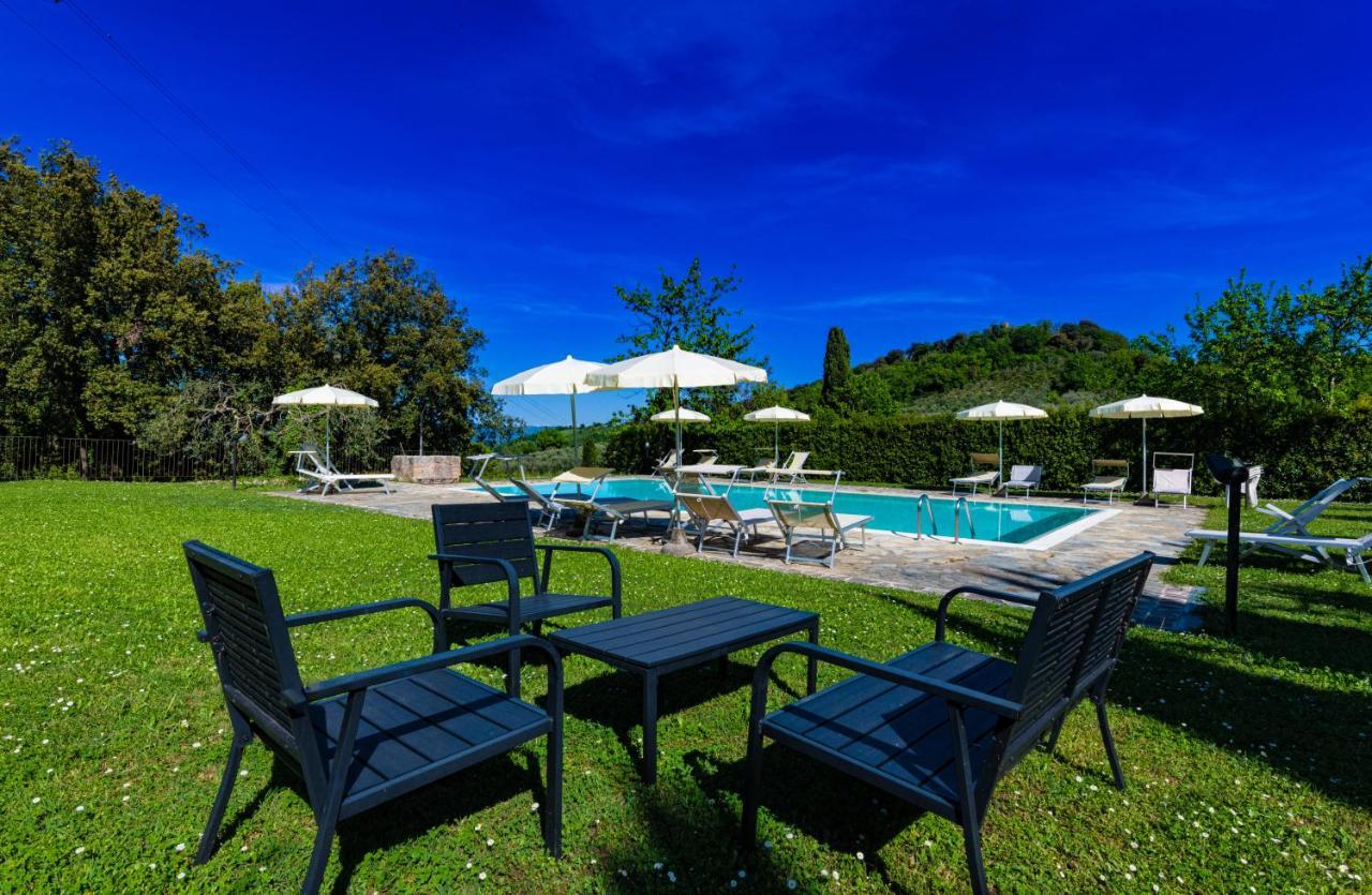 Case Vacanze Ranza, Casale Con Piscina E Relax San Gimignano Bagian luar foto